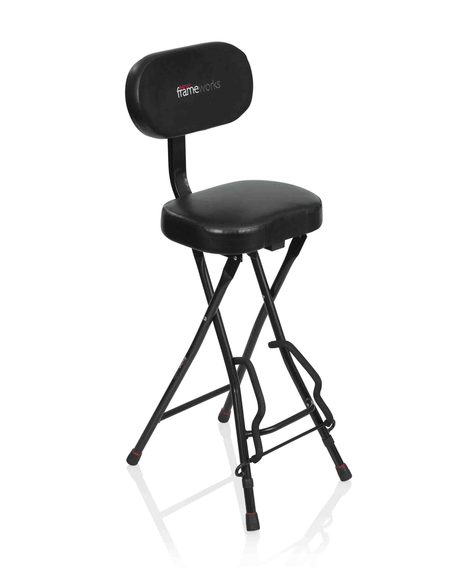 Gator Frameworks GFW-GTR-SEAT Combination Guitar Performance Seat and Single Guitar Stand - Hollywood DJ