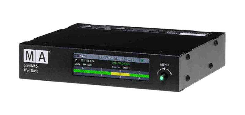 MA Lighting MA4010516-1 GrandMA3 4Port Node PoE - Hollywood DJ