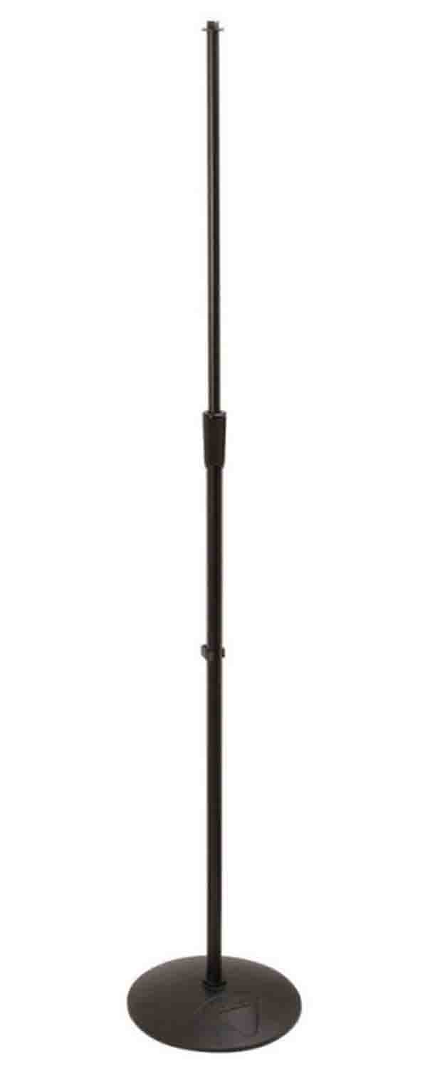 OnStage MS8310 Upper Rocker-Lug Mic Stand with 10 Inch Low-Profile Base - Black - Hollywood DJ