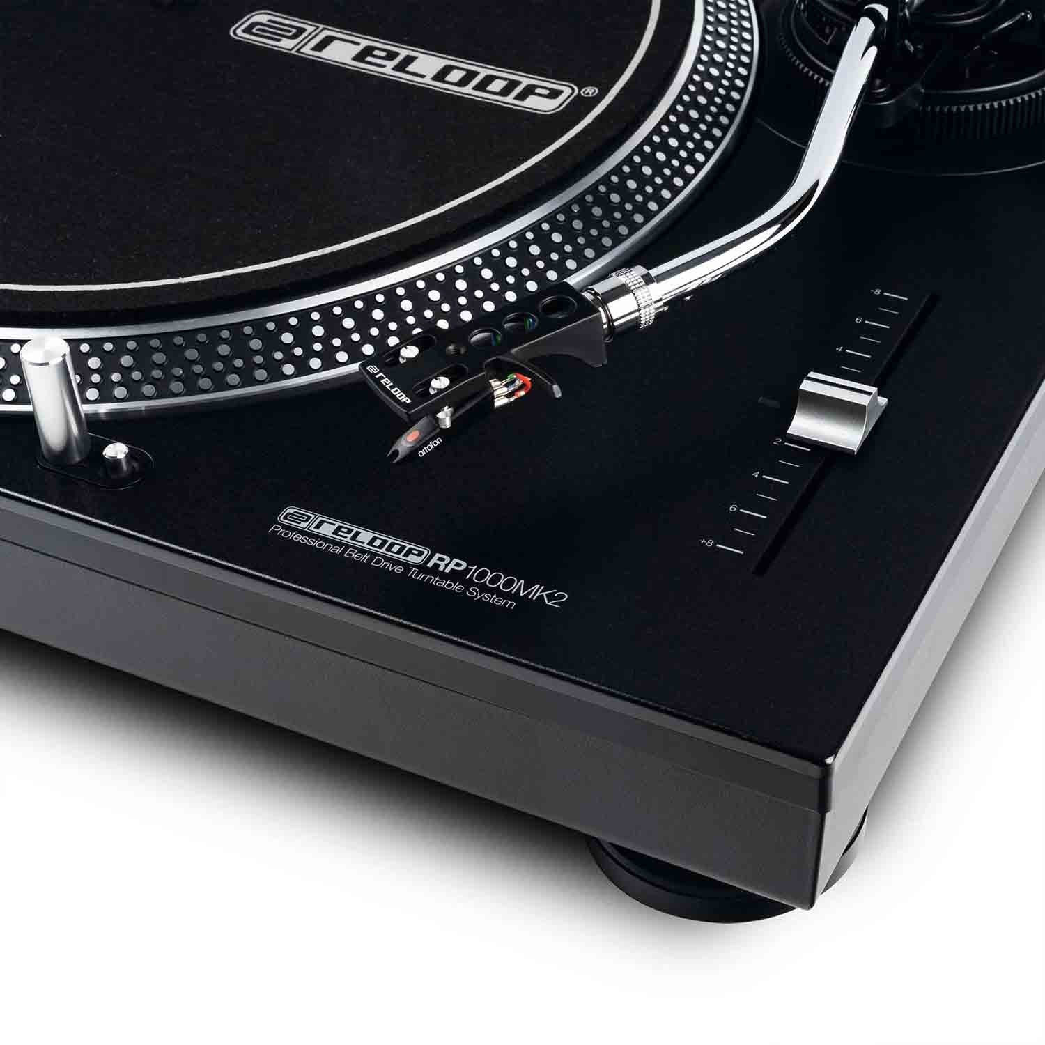 Reloop RP-1000-MK2, Professional Belt Drive Turntable System - Hollywood DJ