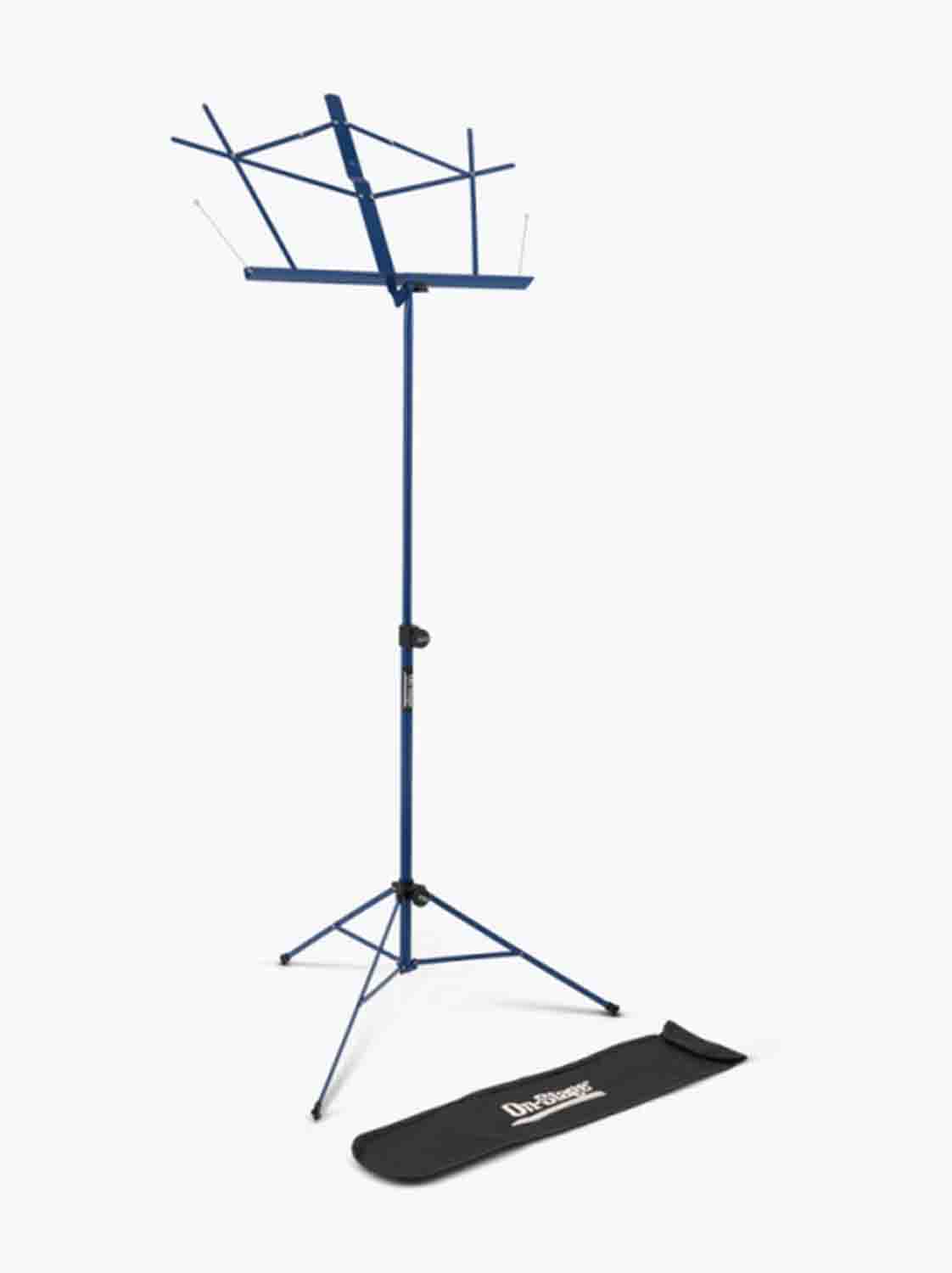 On Stage SM7122DBB Compact Sheet Music Stand with Bag - Hollywood DJ