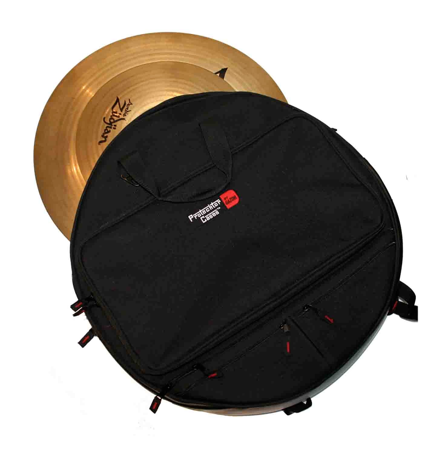 Gator Cases GP-CYMBAK-24 Heavy Duty 24 Inch Cymbal Backpack - Hollywood DJ