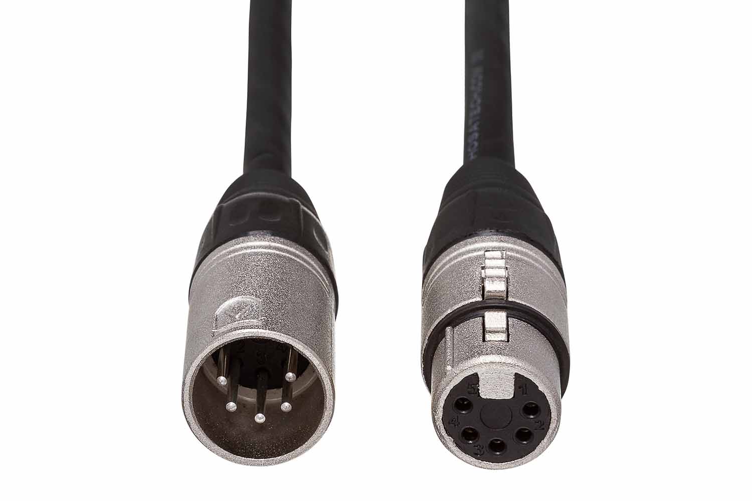 Hosa DMX-510, XLR5M to XLR5F Cable - 10 Feet - Hollywood DJ