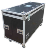 ProX XS-UTL246036W Heavy-Duty Truck Pack Utility Flight Case W-Divider, Tray Kit and 4" Casters - 24"X60"X36" - Hollywood DJ