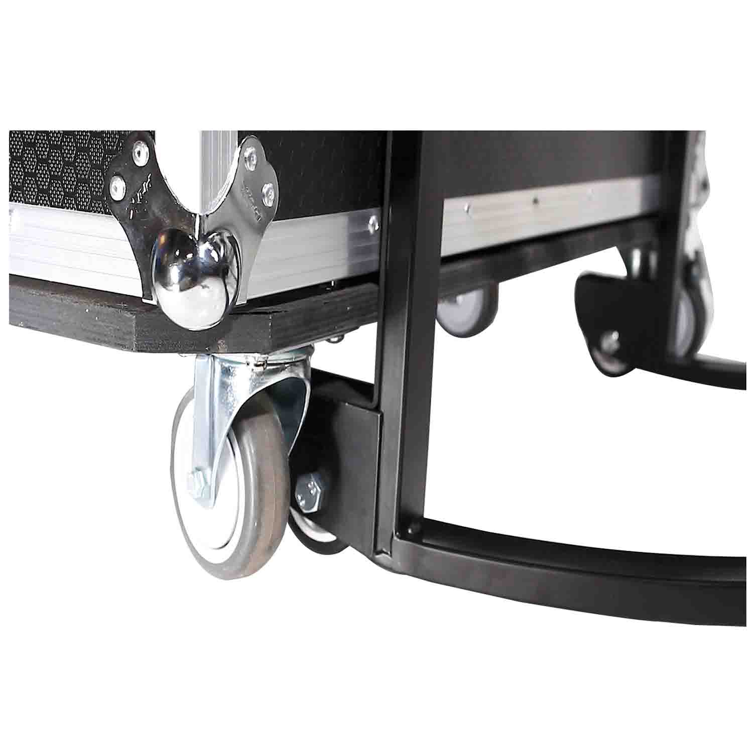 ProX X-EZTILT, EZ-Tilt Lifting-Rolling Stand for Audio and Lighting Consoles - Hollywood DJ