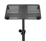 Gravity LTS T 02 B, Universal Laptop Stand with Adjustable Holding Pins and Steel Base - Black - Hollywood DJ