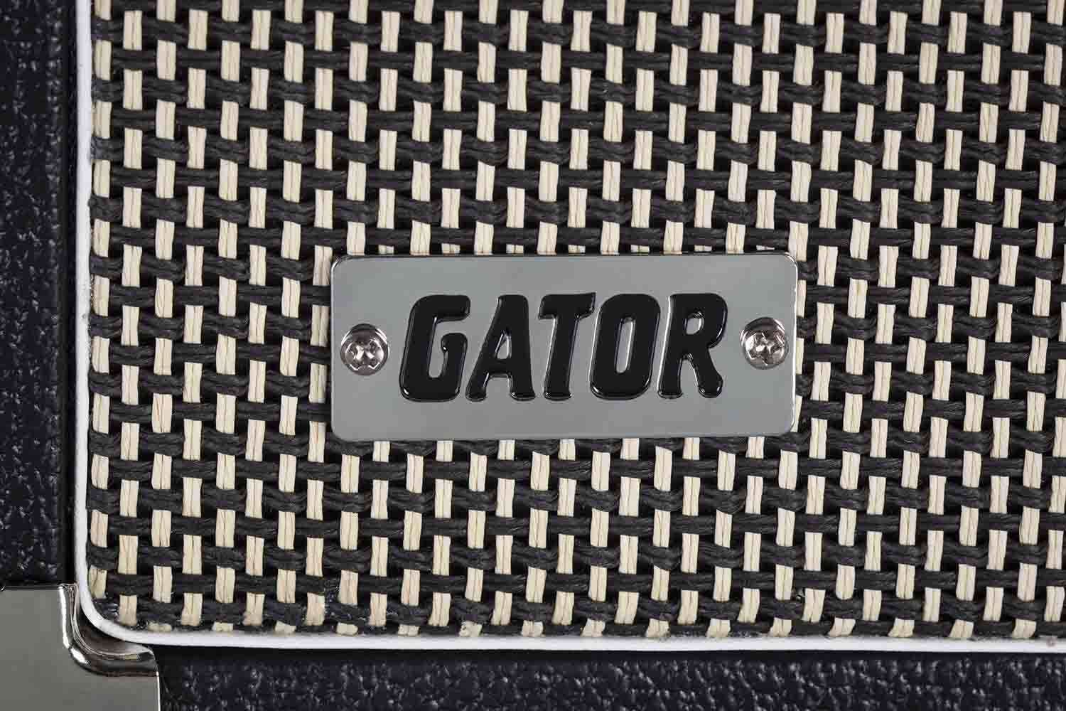Gator Cases GR-RETRORACK-2BK Vintage Amp Vibe Rack Case - 2U Black - Hollywood DJ