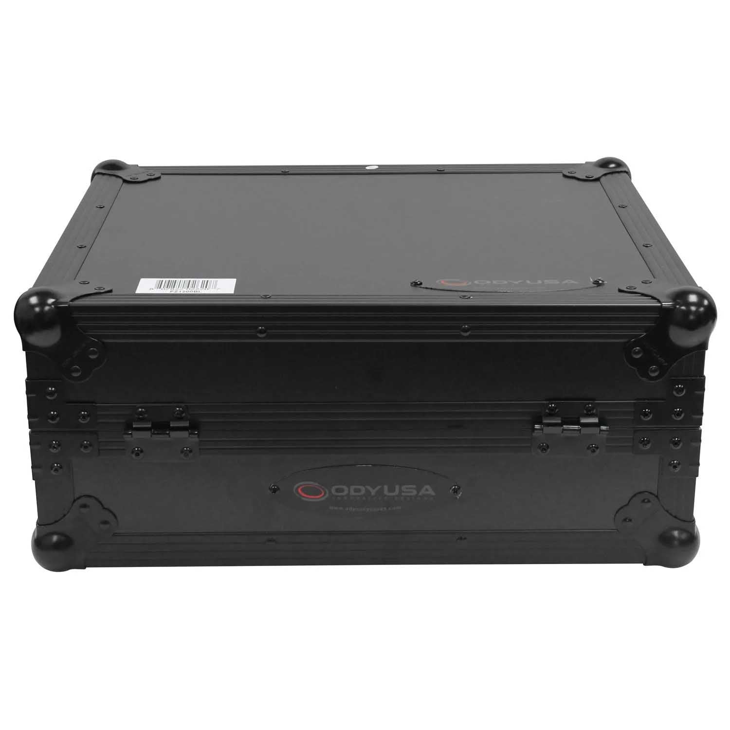 Odyssey FZ1200BL, Universal Black Turntable Flight Case - Hollywood DJ