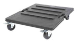SKB Cases 3RR-RCB Roto Molded Caster Board with 4-Locking Wheels for 3RR and 3RS Shock Rack Cases - Hollywood DJ