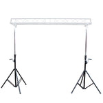 ProX T-LS35C-STAND, Set of (2) 9.5 Ft Crank Stands with T-Bars Supports Triangle Truss Segments for DJ Lighting - Hollywood DJ