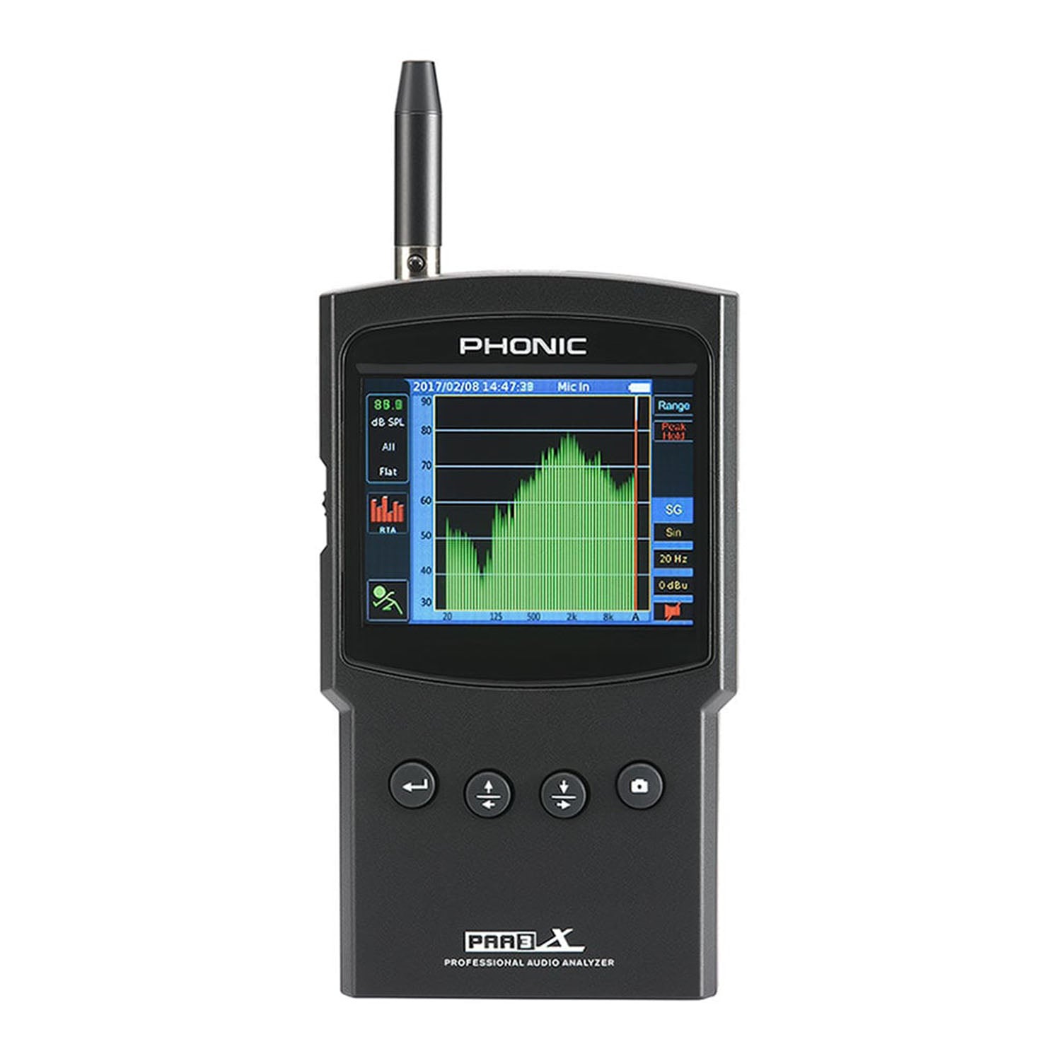 Phonic PAA3X, Handheld Audio Analyzer - Hollywood DJ