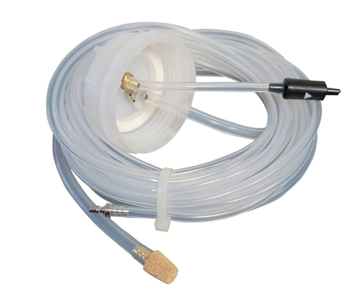 Antari S-600-TKC Vented Cap with Quick Connect Fittings & 30 FT Tube for 20L Antari Fluids - Hollywood DJ