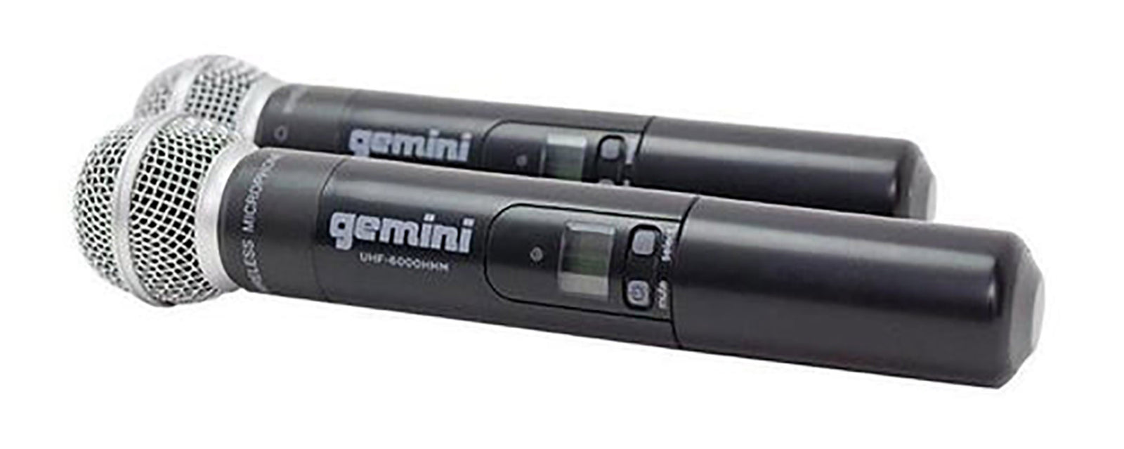 Gemini Sound UHF-6200M, Handheld Dual Wireless Microphone System - Hollywood DJ