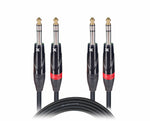 Prox XC-DTRS10 Balanced Dual 1/4" TRS-M to Dual 1/4" TRS-M High Performance Audio Cable - 10 Feet by ProX Cases