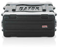 Gator Cases GR-4S Shallow Molded 4U Audio Rack Case 14.25″ Deep - Hollywood DJ