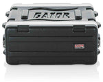 Gator Cases GR-4S Shallow Molded 4U Audio Rack Case 14.25″ Deep - Hollywood DJ