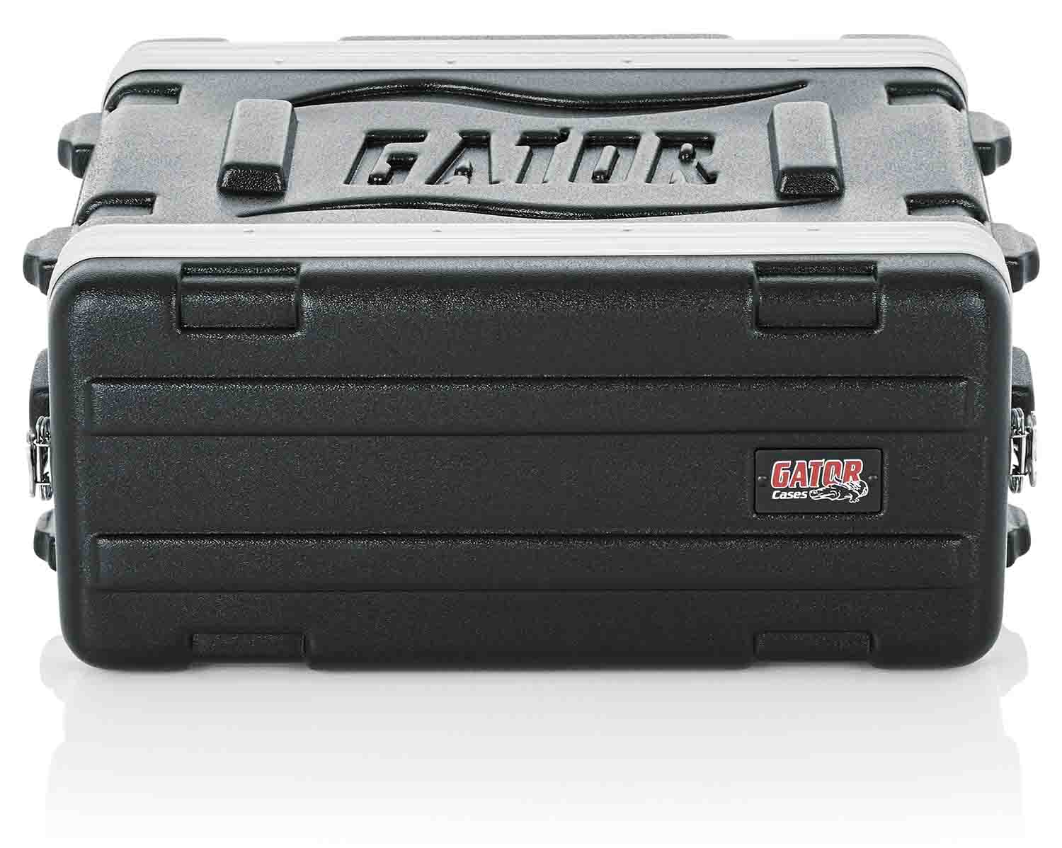 Gator Cases GR-4S Shallow Molded 4U Audio Rack Case 14.25″ Deep - Hollywood DJ