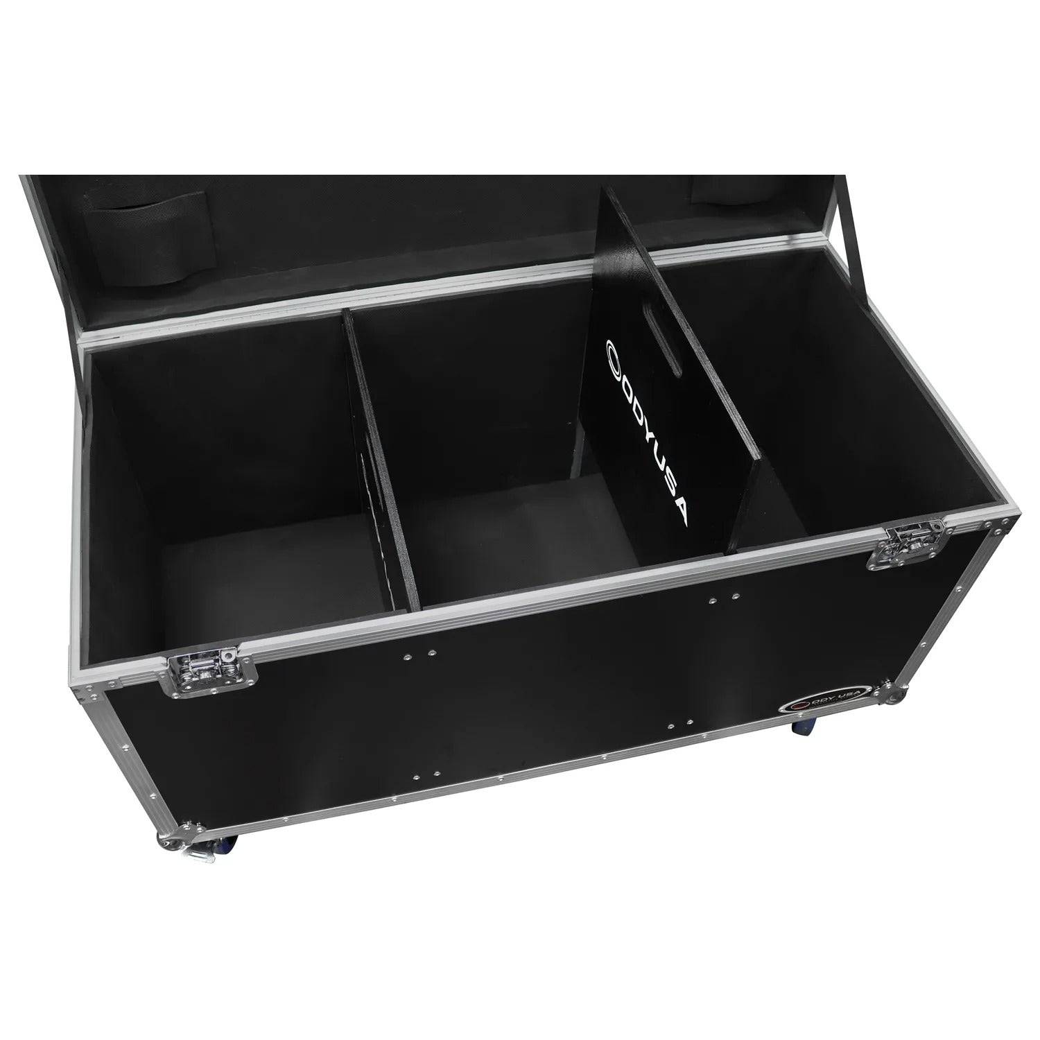 Odyssey FZUT34422WS, 41.5″ X 20″ X 19.5″ Interior Utility Trunk Touring Flight Case With Organizing Dividers - Hollywood DJ