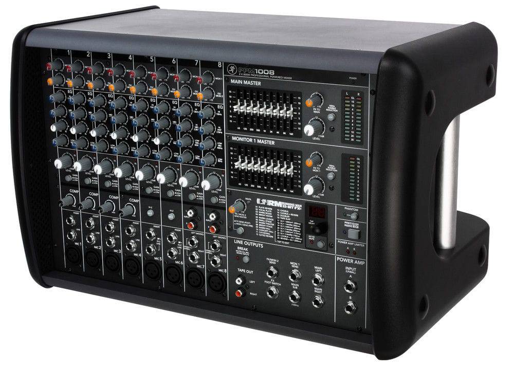 Mackie PPM1008, 8-channel Powered Mixer with Effects - Hollywood DJ