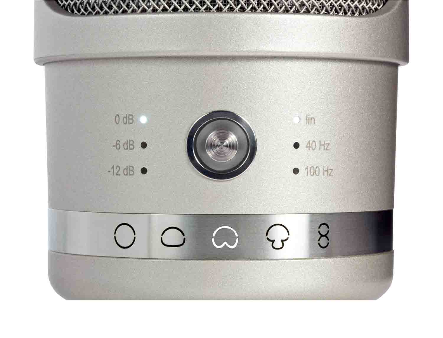 Neumann TLM 107 Studio Set Large-Diaphragm Multipattern Condenser Microphone with Shockmount - Nickel - Hollywood DJ