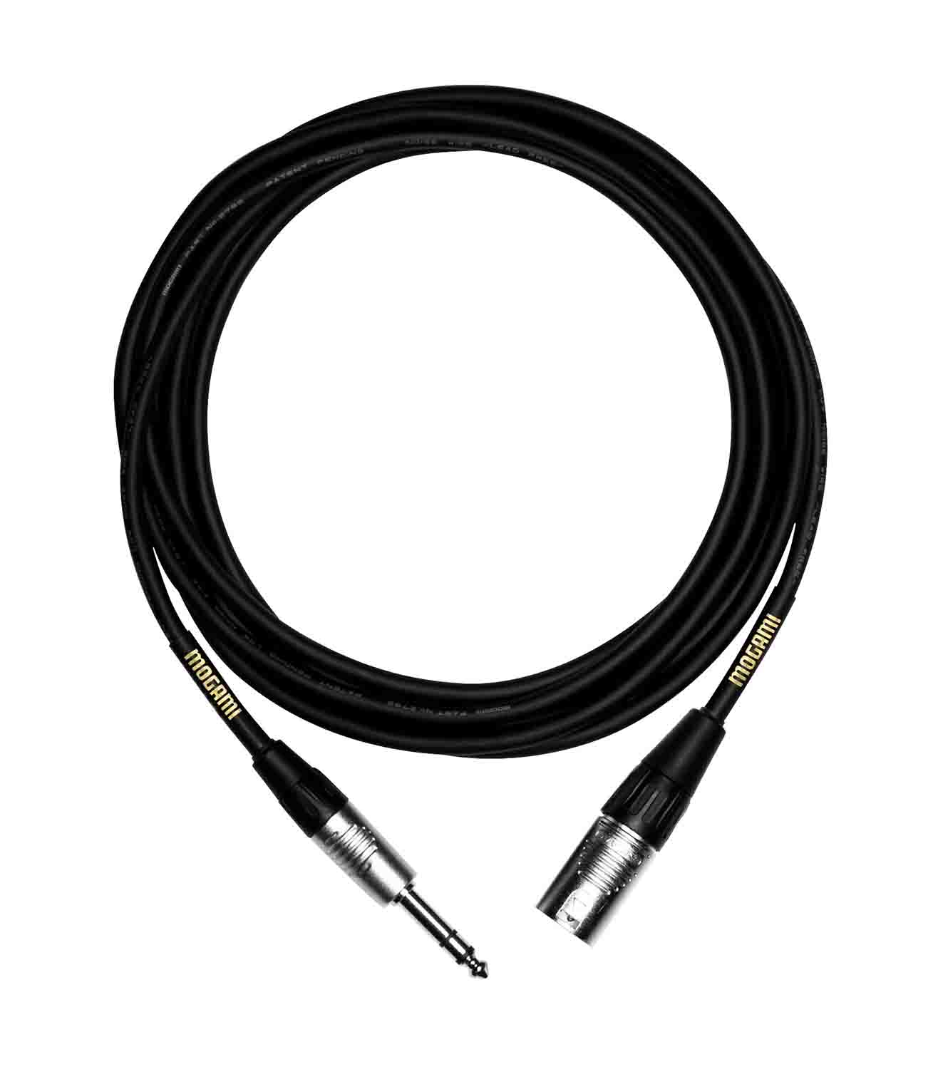 Mogami MCP SXM 10 Core Plus TRS Male to XLR Male Cable - 10 Foot - Hollywood DJ