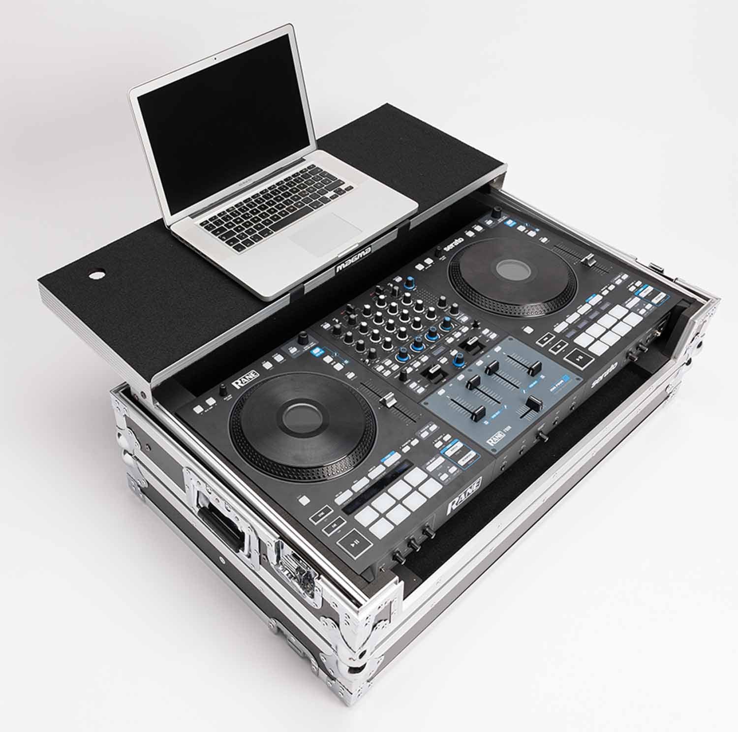 MAGMA MGA41026 DJ-Controller Workstation Rane Four W/ Wheels - Hollywood DJ