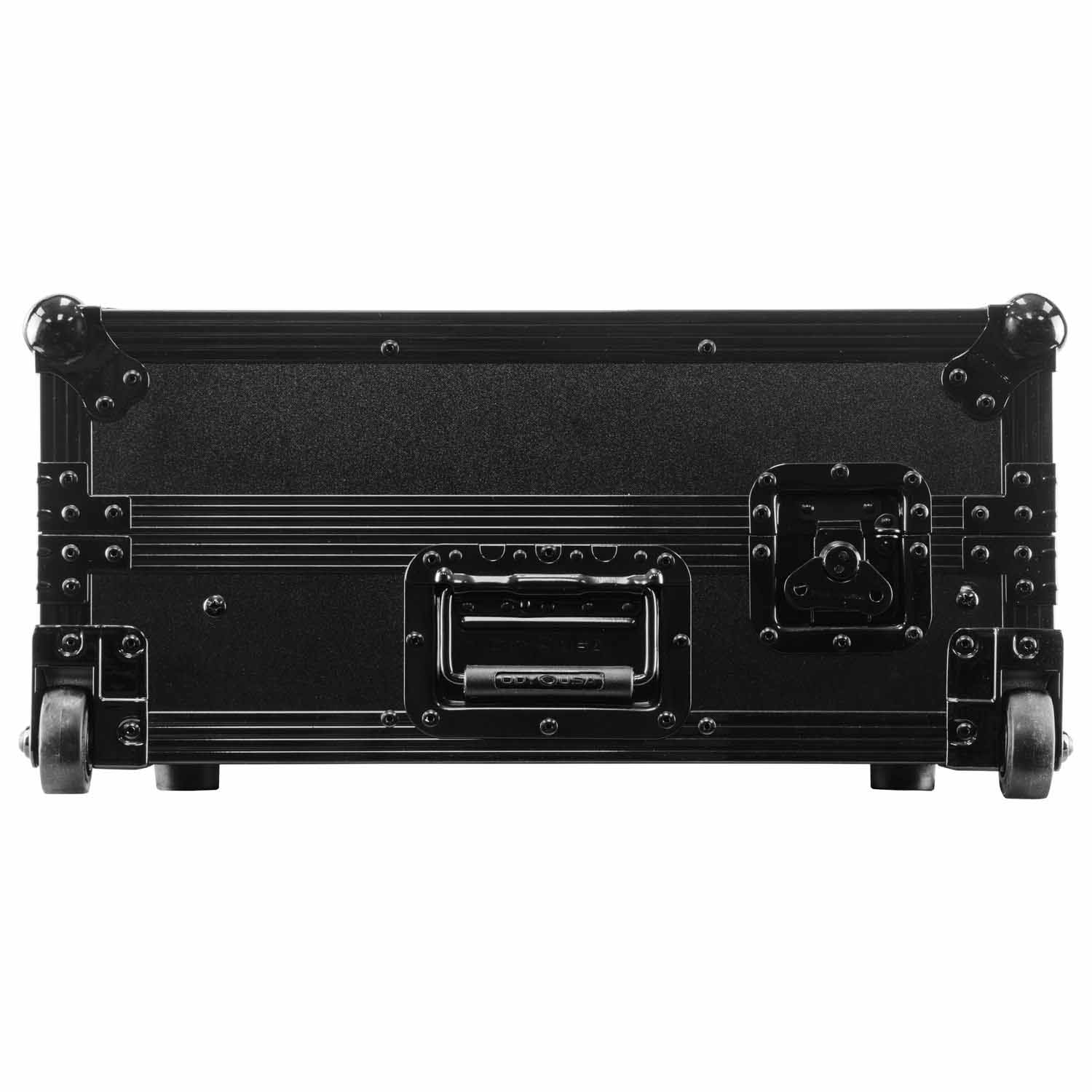 Odyssey FZGSDDJ1000BL1UCW 1u DJ Case for Pioneer DDJ-1000 / DDJ-1000SRT with Patented Glide Platform and Corner Wheels - Black - Hollywood DJ