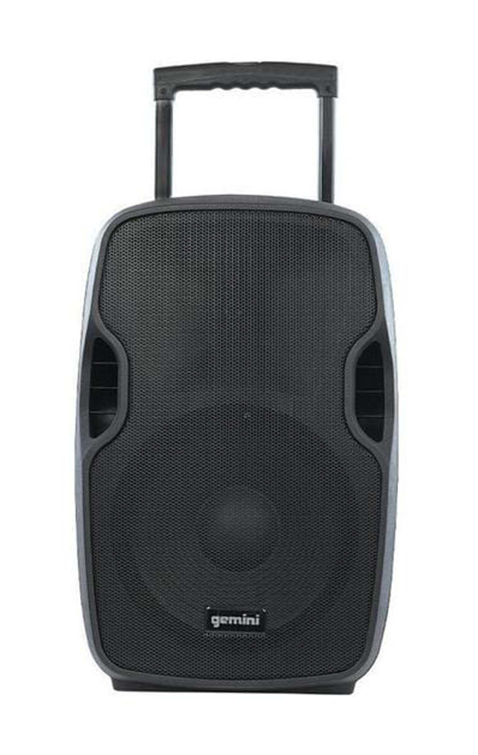 Gemini Sound AS-12TOGO, 12-Inch Active Portable Bluetooth Loudspeaker - Hollywood DJ