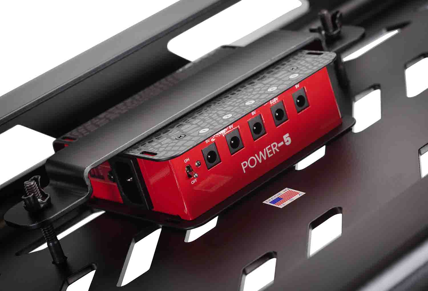 Gator Cases GTR-PWR-5 Pedal Board Power Supply with 5 Isolated Outputs - Hollywood DJ