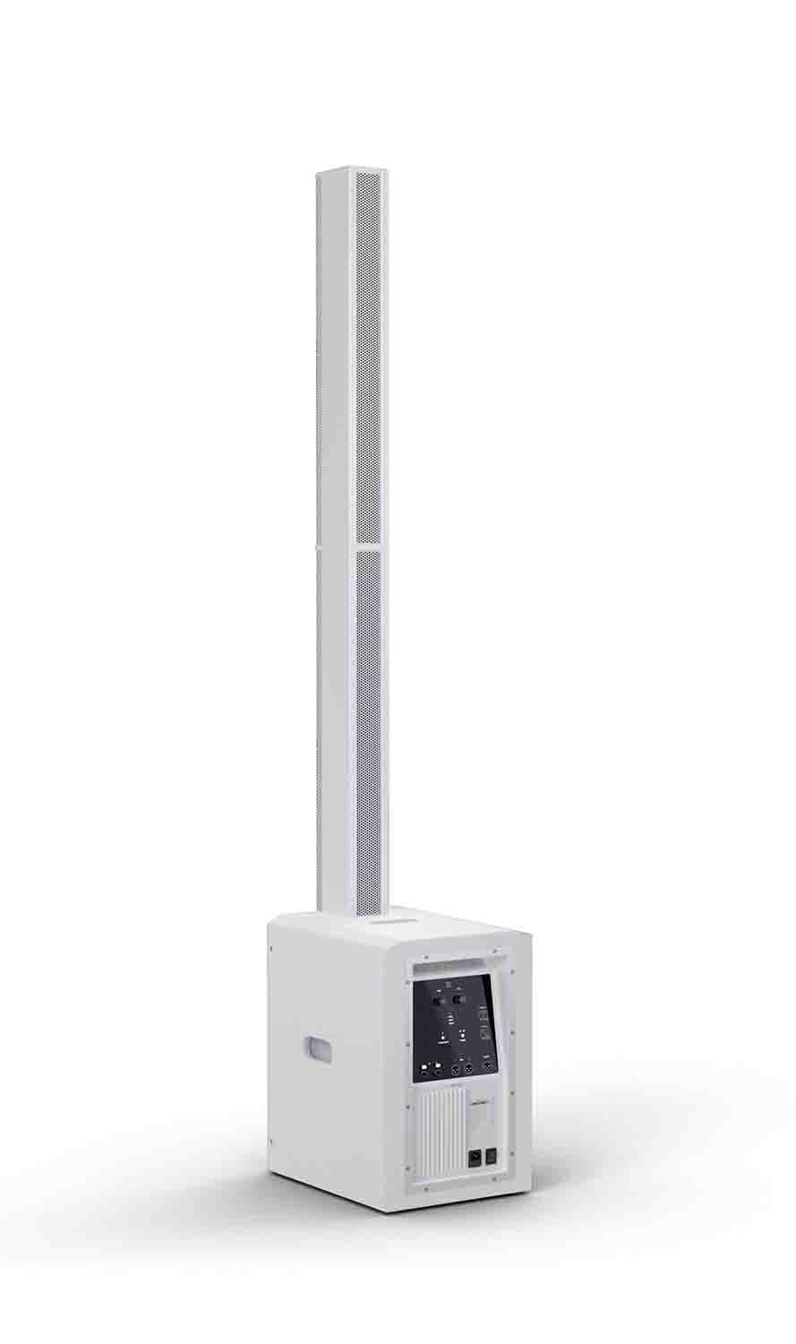 LD System MAUI 28 G3 W, Compact Cardioid Powered Column PA System - White - Hollywood DJ