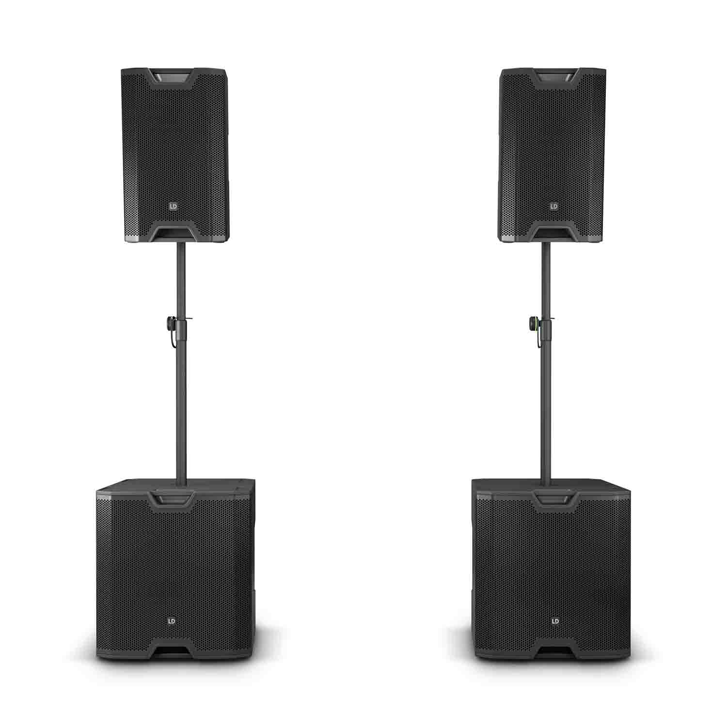LD Systems ICOA SUB 18 A Powered Bass Reflex PA Subwoofer - 18 Inch - Hollywood DJ