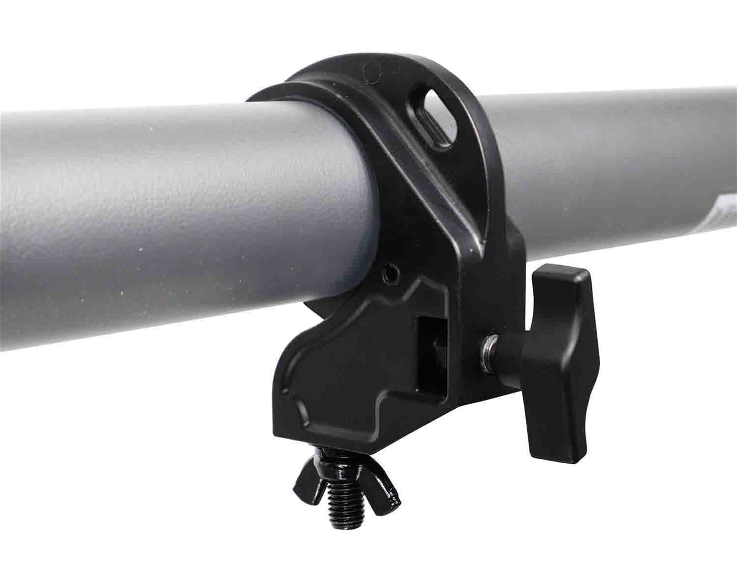 ProX T-C16H-BLK Hook Style Snap Clamp 44 lbs Capacity Black Powder Coated Finish - Hollywood DJ