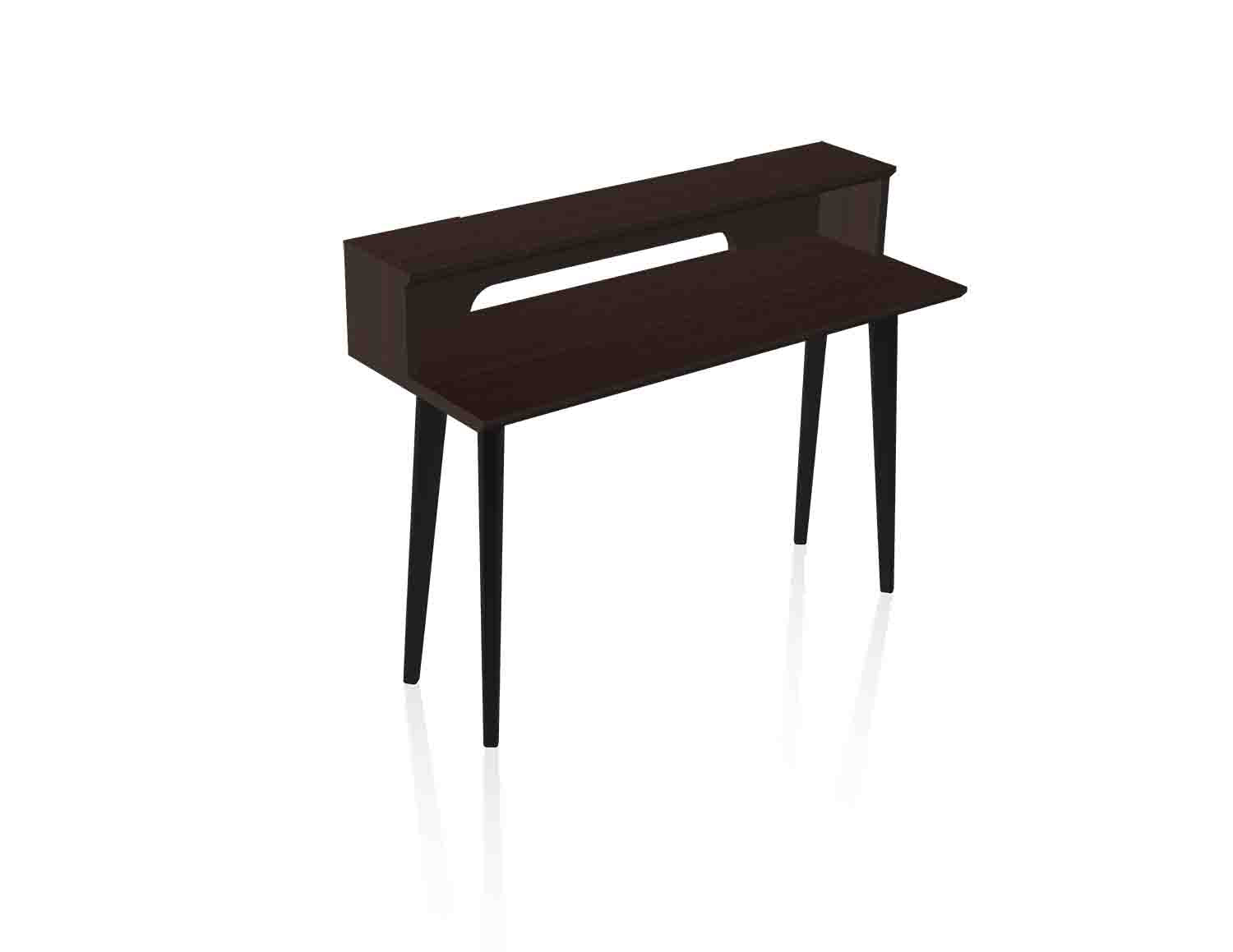 Gator Frameworks GFW-ELITEKEYTBL61-BRN Elite Furniture Table for Series 61-Note Keyboard - BRN - Hollywood DJ