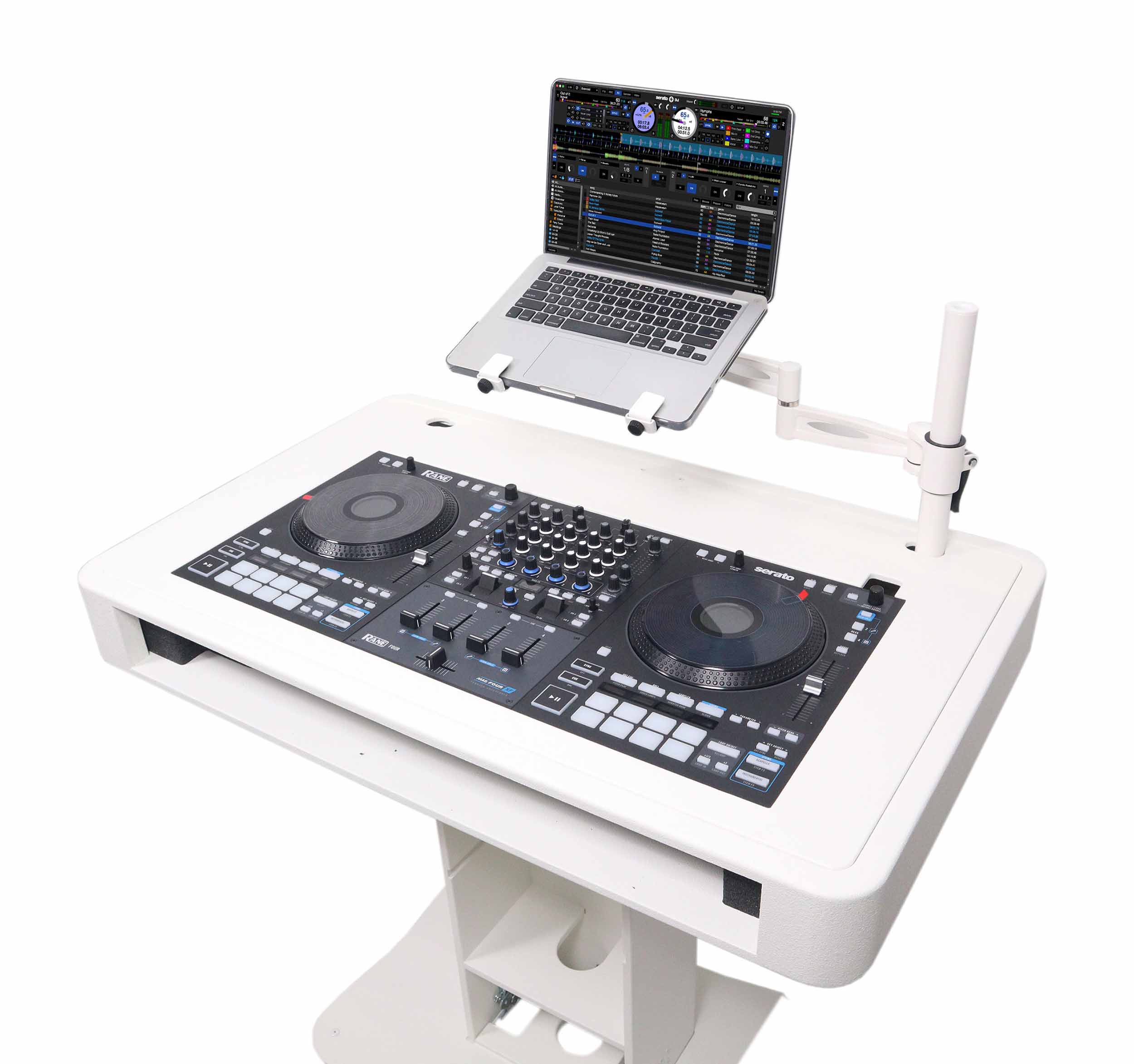 ProX XZF-RANEFOURW PLATE, Replacement for RANE Four Top Face Plate for Control Tower DJ Podium - White by ProX Cases