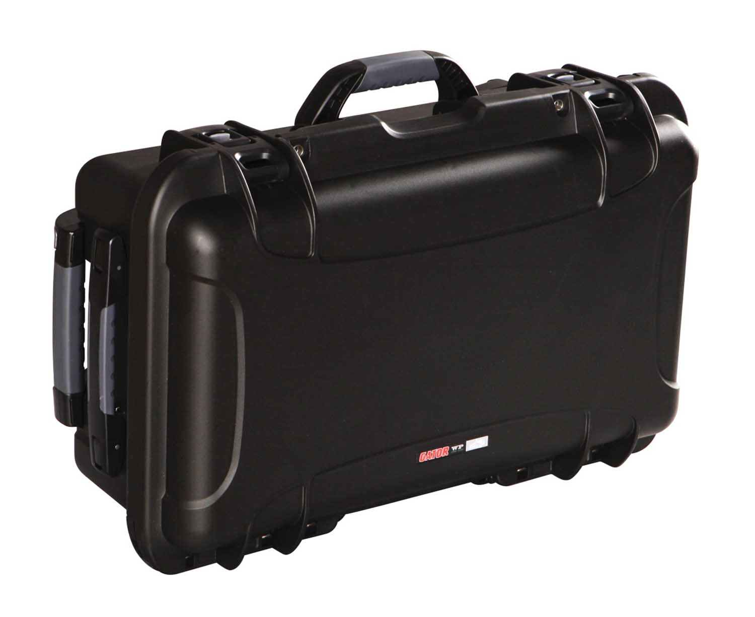 Gator Cases GU-2011-07-WPDV Waterproof Injection Molded Case with Pullout Handle and Inline Wheels - 20.5″X11.3″X7.5″ - Hollywood DJ