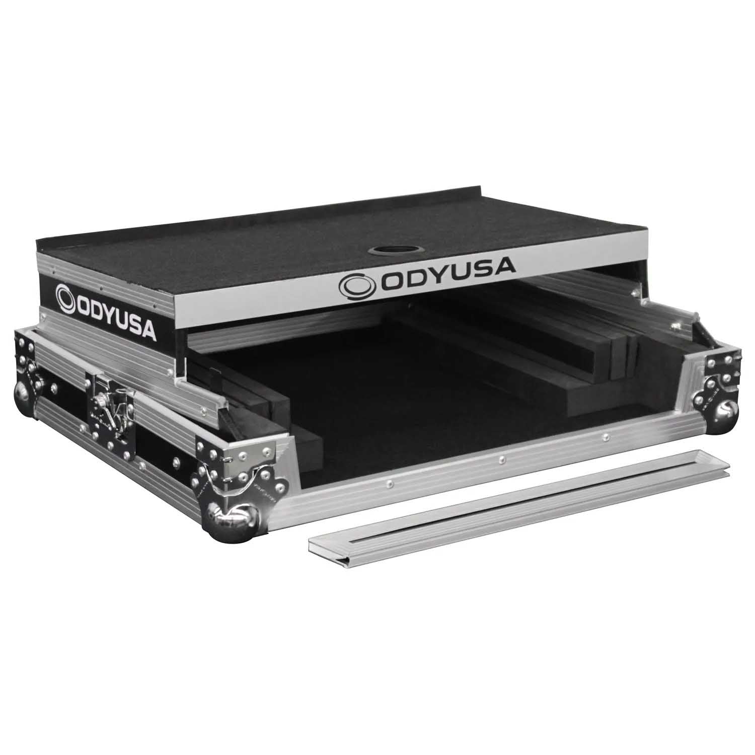 Open Box: Odyssey FRGSDJCS Universal Small Size DJ Controller Case with Glide Platform - Hollywood DJ