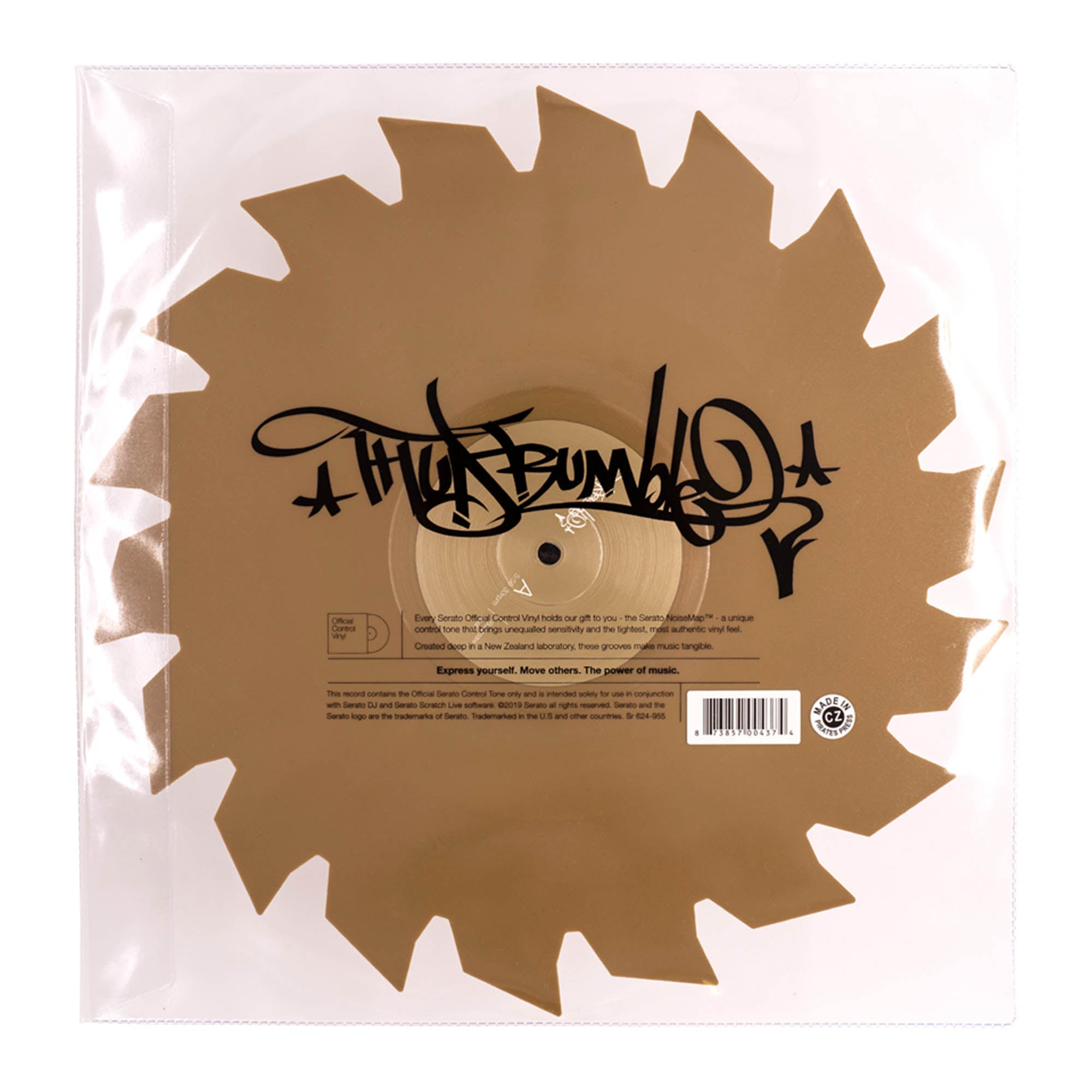 Serato X SCV-SP-065-W4 Thud Rumble Weapons of Wax #4 BUZZ Control Vinyl, Single Unit - Hollywood DJ
