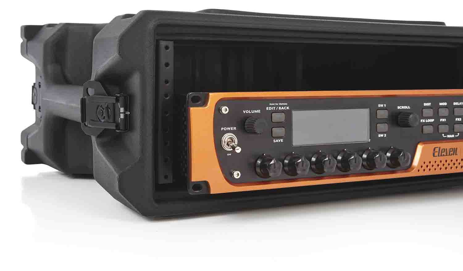 Gator Cases G-PRO-3U-13, 3U Deep Molded Audio Rack Case - 13 Inch - Hollywood DJ