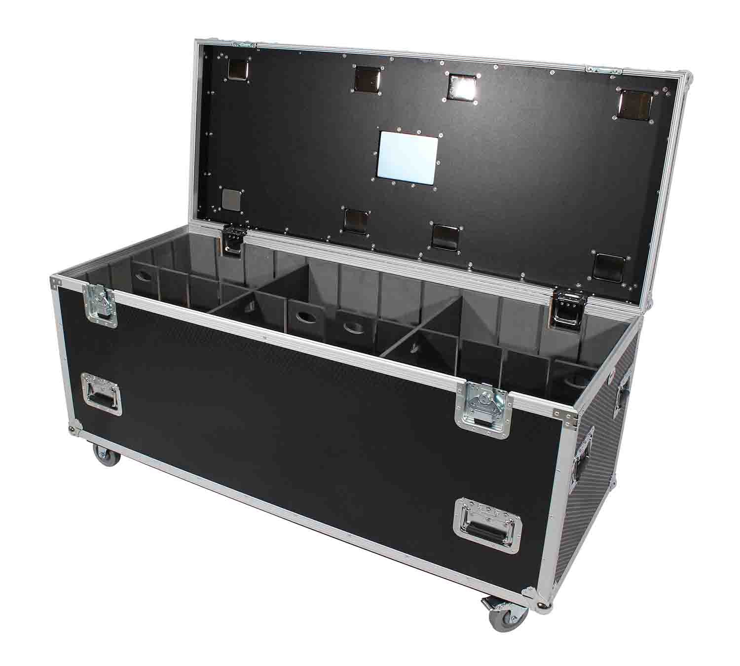 PROX XS-UTL246030W MK2 Heavy-Duty Truck Pack Utility Flight Case W-Divider and Tray Kit - Hollywood DJ