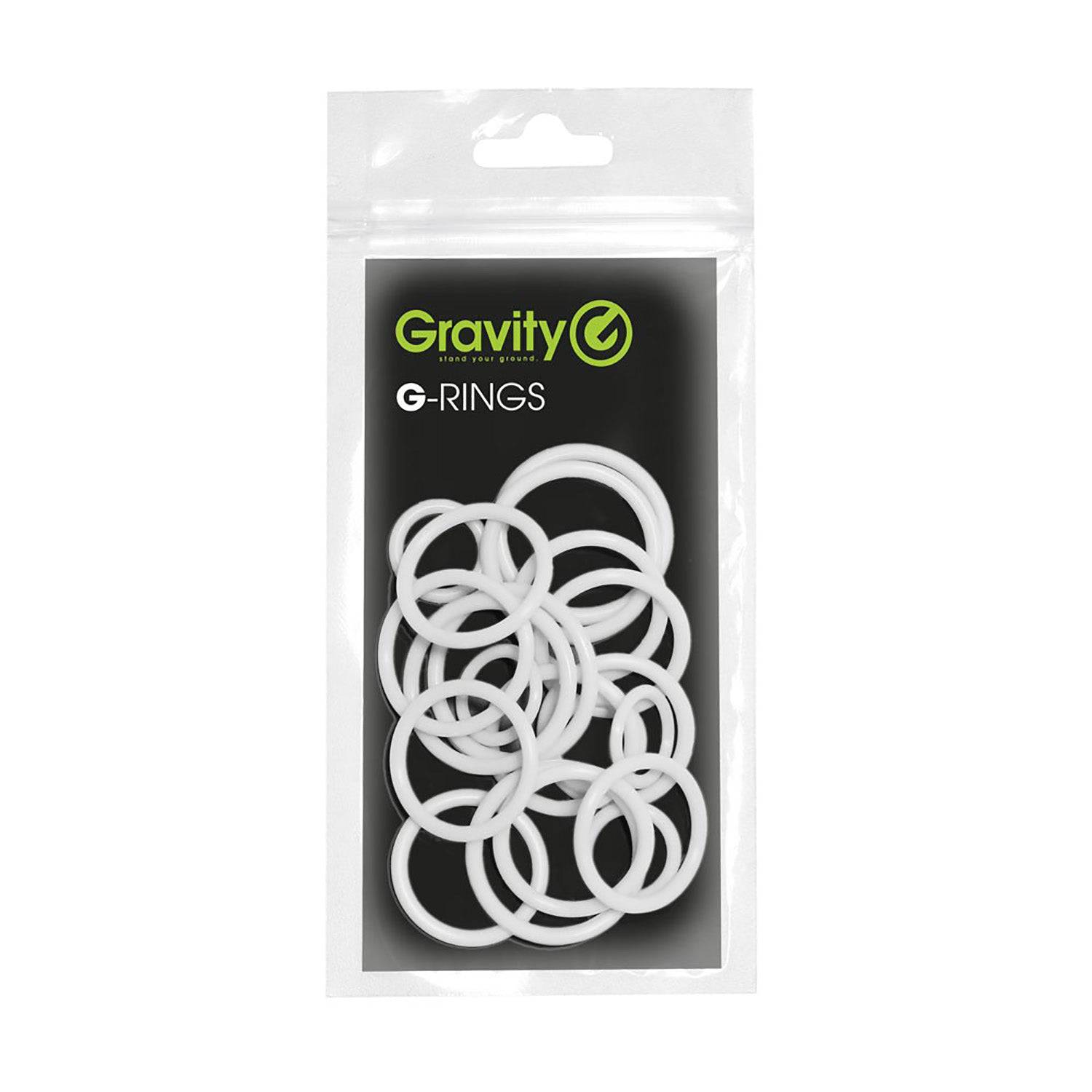 Gravity GRP5555WHT1 Universal Gravity Ring Pack, Ghost White - Hollywood DJ