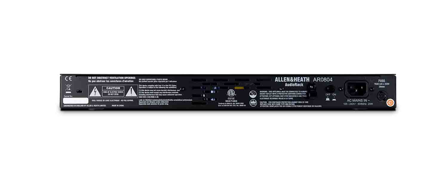 Allen & Heath AR84, 8x4 Expansion Rack for GLD and Qu Mixers - Black - Hollywood DJ