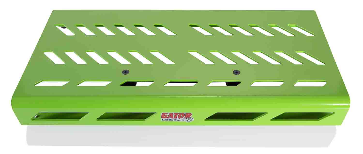 Gator Cases GPB-BAK-GR Large Pedal Board with Carry Bag - Green - Hollywood DJ