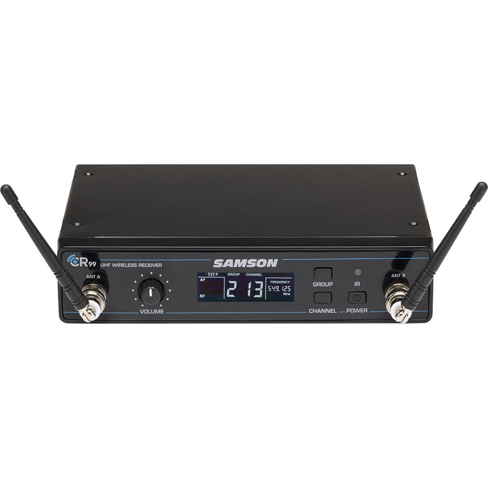 Samson SWC99R00-K Concert 99 Wireless Receiver, No Adapter - K 470 to 494 MHz - Hollywood DJ