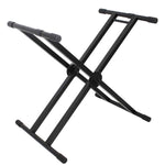 ProX X-KSD200, DJ Double X Style Case/Keyboard Stand With Ergo Easy Lock - Hollywood DJ