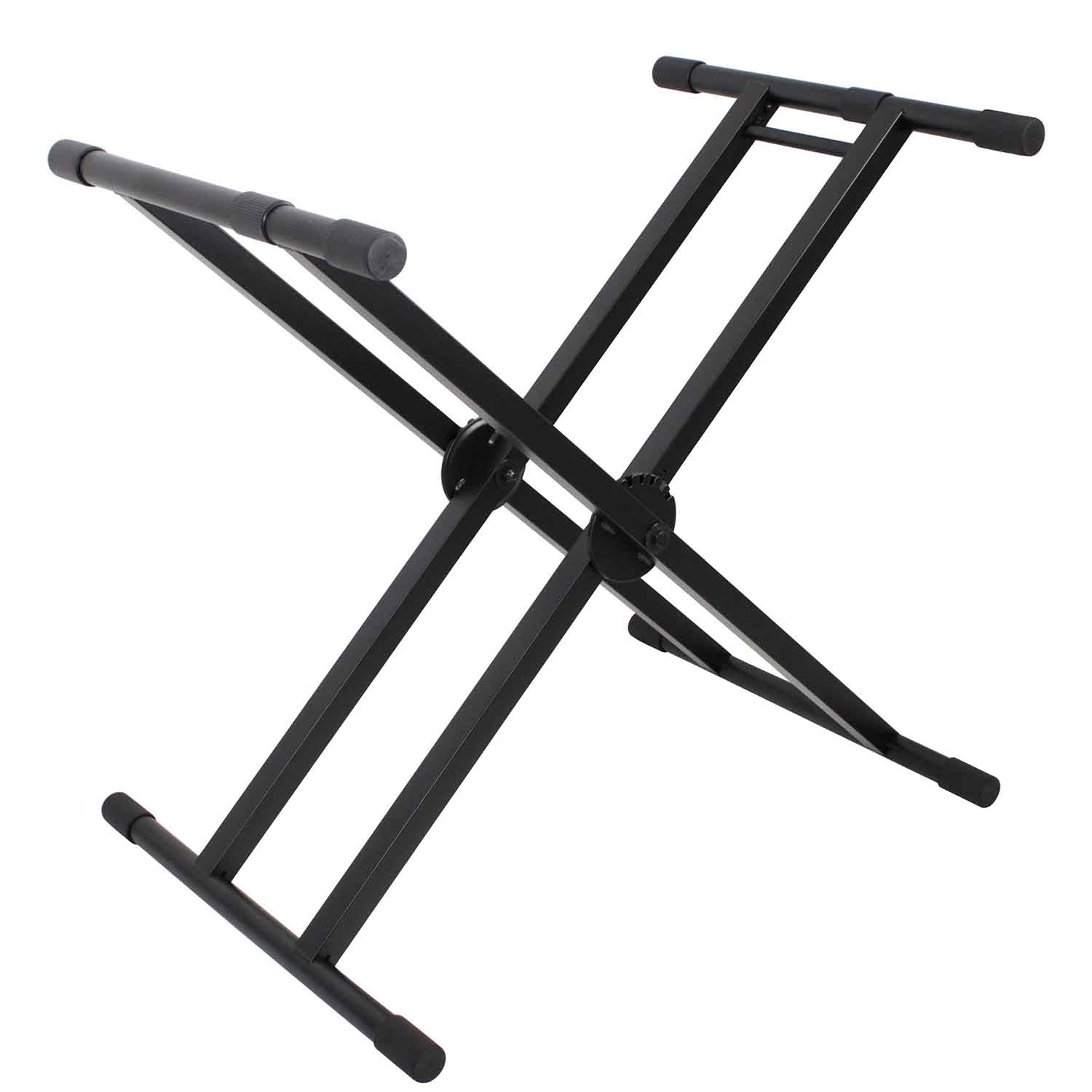 ProX X-KSD200, DJ Double X Style Case/Keyboard Stand With Ergo Easy Lock - Hollywood DJ
