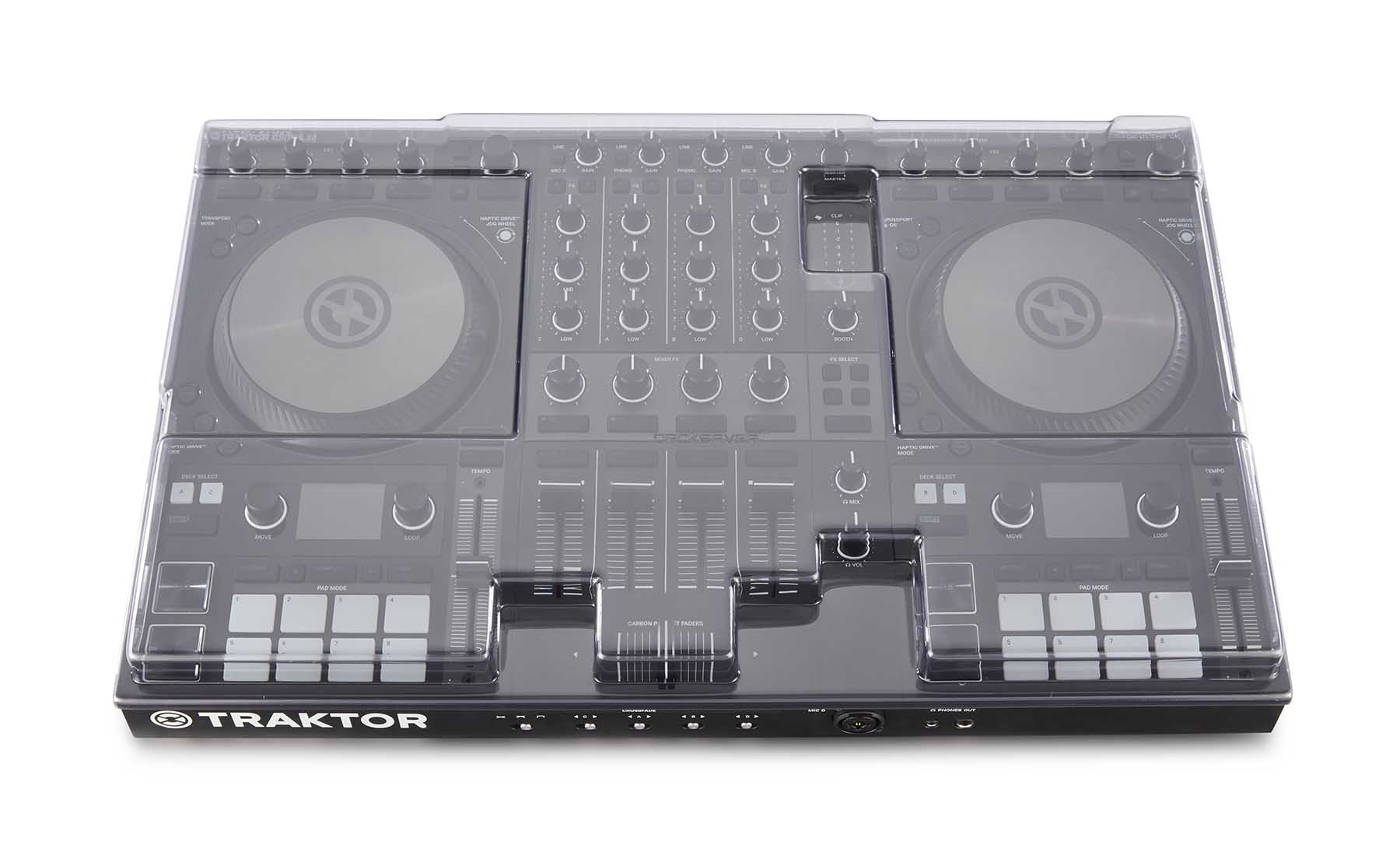 B-Stock: Decksaver DS-PC-KONTROLS4MK3, Protective Cover For NI Traktor Kontrol S4 Mk3 DJ Controller - Hollywood DJ