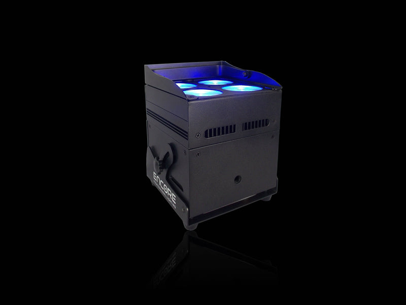 Encore Pro Lighting EPL001 FlyPar 4HEX Wireless Battery Powered LED Uplight - Hollywood DJ