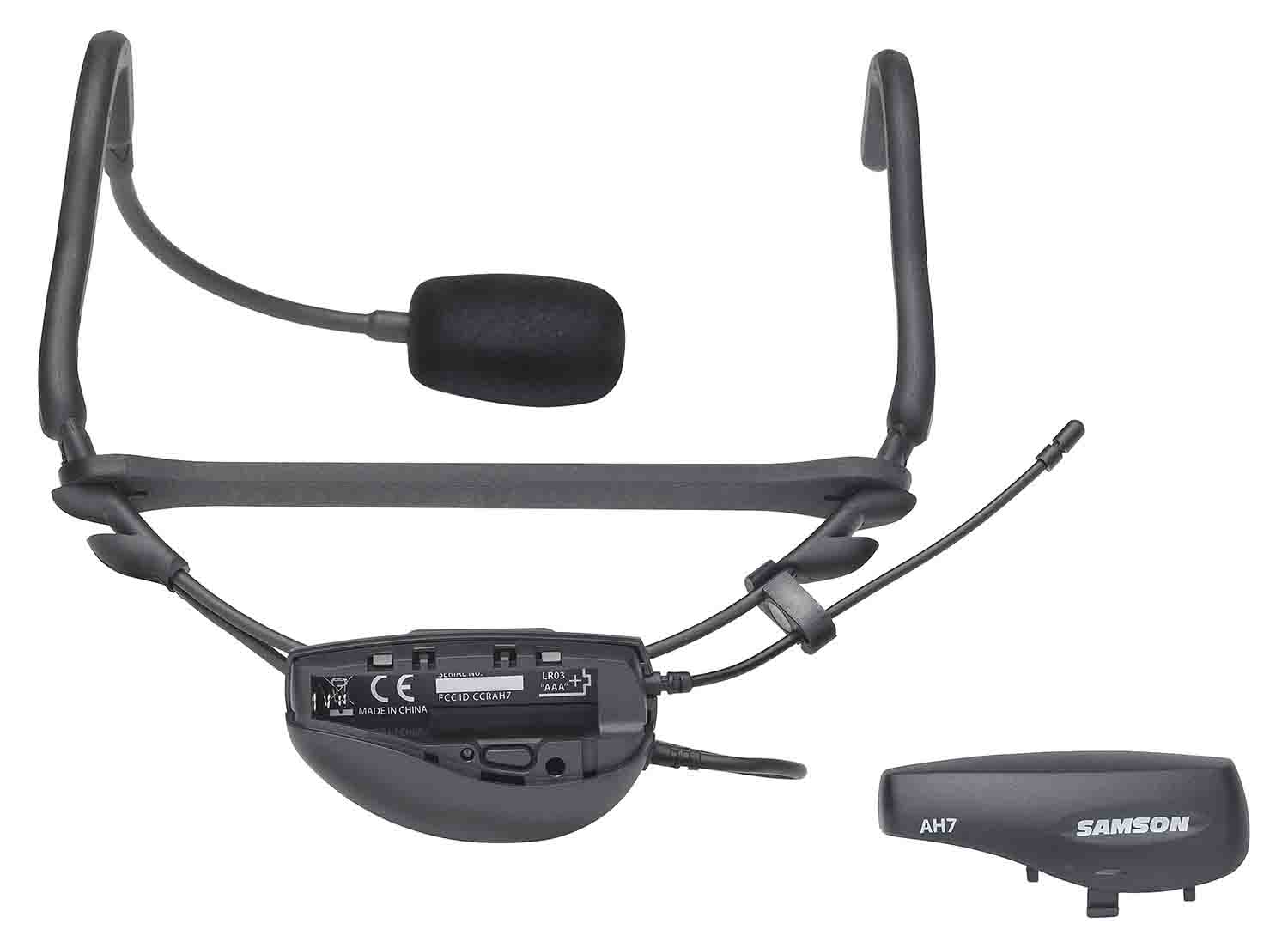 Samson SW7A7SQE-K4 Wireless Fitness Headset Microphone System - Hollywood DJ