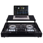 Odyssey FZGSADDJSR2BL Pioneer DDJ-SR / DDJ-SR2 Flight Case with Angle Glide Platform - Black - Hollywood DJ