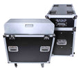 ProX XS-6XBP2424-MK2 Flight Road Case Holds 6 Pieces 24" x 24" Aluminum Base Plate - Hollywood DJ